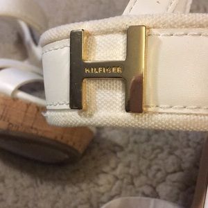 Tommy Hilfiger Shoes - Tommy Hilfiger white and cork wedges Tommy Hilfiger Shoes - Tommy Hilfiger white and cork wedges
